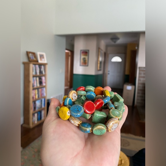 Chunky bead bracelet set - Picture 4 of 4